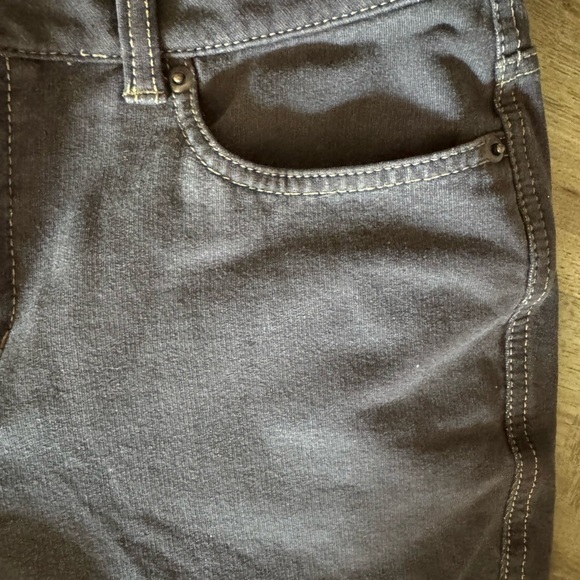 Coldwater Creek Chocolate Brown Soft Denim Pants/Jeans Stretch Size 4 - Picture 2 of 5